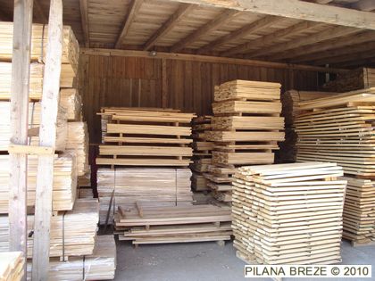 Okrajčena blanjana suha bukva